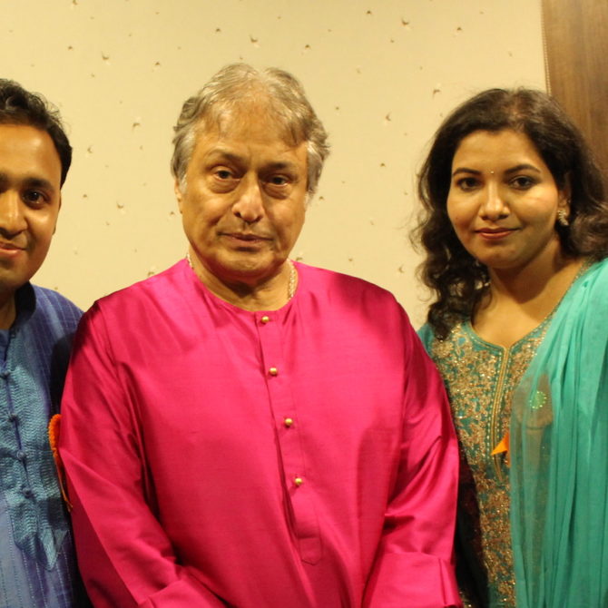 Akshay Soman_Violinist_with Ustad Amjad Ali Khan